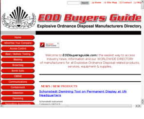 eodwarriors.com: EOD Buyers Guide
Welcome to the EOD Buyers Guide. The premier site for all your EOD needs!