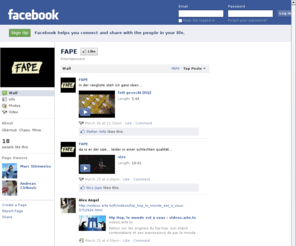 fape.info: Incompatible Browser | Facebook
 Facebook is a social utility that connects people with friends and others who work, study and live around them. People use Facebook to keep up with friends, upload an unlimited number of photos, post links and videos, and learn more about the people they meet.