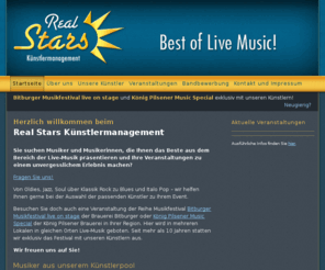 real-stars.com: Real Stars Künstlermanagement
