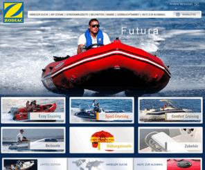 rettungsweste.com: Zodiac Marine
Zodiac produziert und vertreibt Festrumpfschlauchboote (RIB), aufblasbare (faltbare) Schlauchboote, Beiboote für Yachten und Segelyachten, Dinghies, Rettungsinseln und Rettungswesten