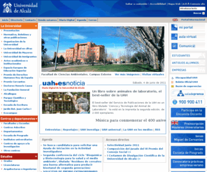 uah.es: Universidad de Alcalá
Web de la Universidad de Alcalá