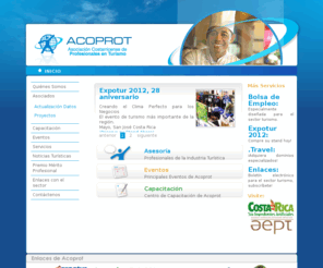 acoprot.mobi: PÃ¡gina Principal | Asociación Costarricense de Profesionales en Turismo
Acoprot es la Asociación de Costarricense de Profesionales en Tusismo