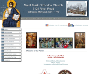 stmarkoca.org: Saint Mark Orthodox Church - Home
Saint Mark Orthodox Church of the Orthodox Church in America located in Bethesda, Maryland