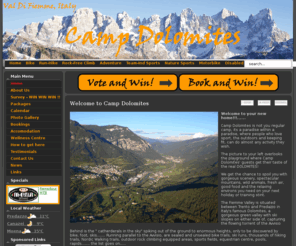 campdolomites.com: Welcome to Camp Dolomites
Cycling Camp, Hiking Camp, Running Camp in the Italian Dolomites