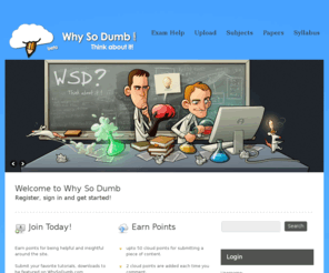 whysodumb.com: Why So Dumb
Think about it!