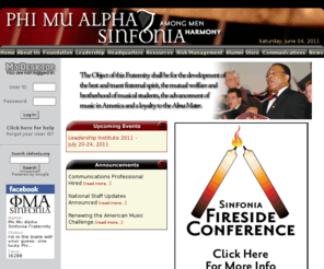 lyrecrest.net: Phi Mu Alpha Sinfonia - National Website
The Object of this Fraternity shall be for the development of the best and truest fraternal spirit; the mutual welfare and brotherhood of musical students; the advancement of music in America and a loyalty to the Alma Mater.