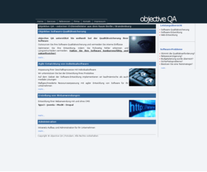 objective-qa.net: Software-Qualitätssicherung, Software-Entwicklung, Webentwicklung  — objective-qa
Software-Qualitätssicherung - Software-Entwicklung  - Website! objective QA ist Ihre Ansprechpartner und Experte in Sachen IT