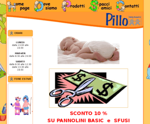 pillosrl.com: Homepage
Sito ufficiale spaccio outlet distributore pannolini Pillo by Fippi - Fabbrica Pero Milano