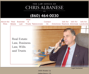 revmtginfo.net: Connecticut Real Estate (CT) Attorney | Reverse Mortgages | Wills & Trusts | Foreclosure | Chris Albanese
Chris Albanese is an attorney who specializes in Real Estate, Mortgages, Wills and Trusts, Foreclosures, Titles, and Escrow in Connecticut (CT) and New London County.