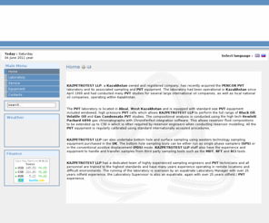 kazpetrotest.com: KAZPETROTEST LLP. PVT analysis.Sampling services.Reservoir fluid analysis.Oil field analysis.Oil field laborator services.Oil and gas analysis.Aksai.Kazakhstan.
KAZPETROTEST LLP PVT analysis.Sampling services.Reservoir fluid analysis.Oil field analysis.Oil field laborator services.Oil and gas analysis.Aksai.Kazakhstan.