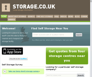 storage.co.uk: Storage - free, local self storage advice and quotes  | Storage.co.uk
Find a self storage facility near you, with cheapest quote finding and reviews for self storage across the UK.