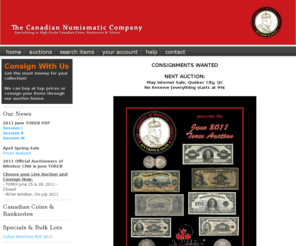 tcnccoins.com: The Canadian Numismatic Company
