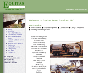 equitassewer.com: Equitas Sewer Service, LLC
Equitas Sewer Serices-technology in sewer rehabilitation experts