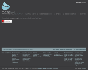 sagarovellcasas.com: masó inmobiliaria | home
Inmobiliaria situada en S'Agaró Vell (Girona, Cataluña, España)