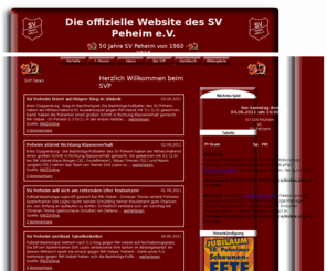 sv-peheim.com: SV Peheim e.V. - Startseite
Die offizielle Website des SV Peheim e.V. since 1960. SV Peheim - Das Beste am Norden