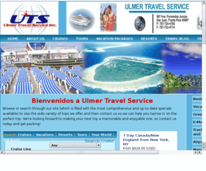 ulmertravel.com: Bienvenidos a  Ulmer Travel Service
