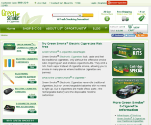 guiltfreesmoking.com: Electric Cigarette, Electronic E Cigarettes | Green Smoke®
Electric Cigarettes by Green Smoke® look, taste, and feel like traditional cigarettes. However the Green Smoke E-Cigarette is electronic, emitting a vapor that although feels real; is a smokeless alternative way to smoke.