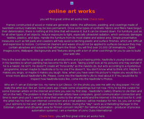 online-art-works.com: online art works
 online art works, you will find great online art works here