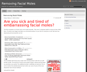 removingfacialmoles.com: Removing Facial Moles
The best resource on the web for removing facial moles. Start living embarrassment free sooner than you think.