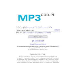 mp3god.pl: Wyszukiwarka mp3 | darmowe mp3 | mp3 download
