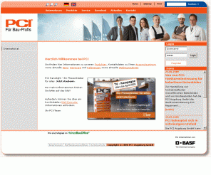 pci-augsburg.eu: PCI fuer Bau Profis: Home
Sie finden hier Informationen zu unseren Produkten, Kontaktdaten zu Ihren Ansprechpartnern sowie aktuelle News und Referenzen. Ausserdem können Sie über ein komfortables Mail-Formular Informationen anfordern. Darüber hinaus finden Sie weitere Informationen auf der Homepage PCI-Augsburg GmbH. http://www.pci-bodenleger.com/
