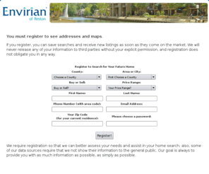 emmett4realestate.com: Register with Envirian of Reston
Access full Reston, Virginia MLS listings as well as all of Northern Virginia. Gain access to exclusive Virginia real estate tools from Envirian of Reston.