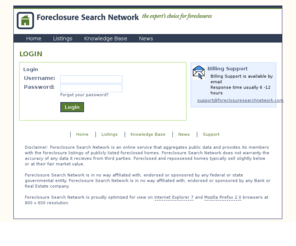 foreclosuresearchnetwork.com: Foreclosure Search Network
