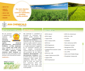 micronutrients-fertilizers.com: Micronutrients - Micronutrient Fertilizers, Micronutrient Fertilizers Manufacturer
Micronutrients - Manufacturer, supplier and exporter of chelated micronutrients and micronutrient fertilizers such as EDTA calcium, EDTA iron, EDTA magnesium, EDTA cobalt, EDTA manganese, EDTA zinc, copper DTPA, fe DTPA, zinc DTPA and ferric ammonium EDTA. Also manufacture and export acid chelate range and a wide variety of phosphates.