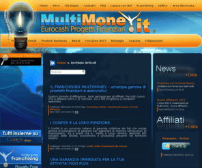 multimoney.it: Multimoney.it - Eurocash Servizi finanziari
Multimoney.it Eurocash progetti finanziari