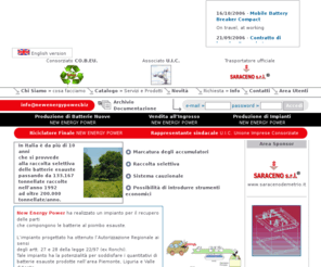 newenergypower.biz: New Energy Power - Home Page
New Energy Power - Riciclo, vendita e produzione di batterie