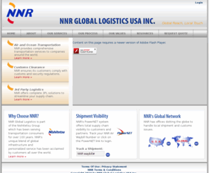 nnrusa.com: NNR Global Logistics >  Home
