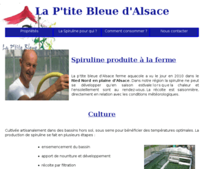 spirulinelaptitebleuedalsace.com: Spiruline, La P'tite Bleue D'alsace
Producteur de spiruline