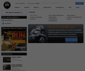 electronicarts.nl: EA videogames – Electronic Arts – EA-games
Electronic Arts (EA) is 's werelds grootste ontwikkelaar en uitgever van videogames voor PC, Wii, Xbox, PlayStation, Mobile, Online, PSP, en Nintendo DS.