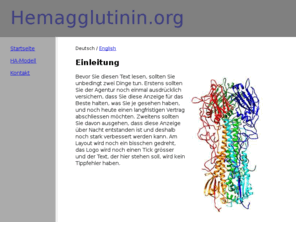 hemagglutinin.org: == hemagglutinin.org ==
Testpage