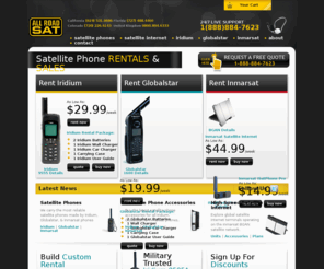 offroadcommunications.com: Satellite Phones & Satellite Internet | Rentals & Sales | All Road Sat
Best Prices from All Road Sat on Satellite Phone Sales, Rentals, Accessories & Satellite Internet. Sat Phones from Iridium, Globalstar and Inmarsat. 24/7 Phone Support. 