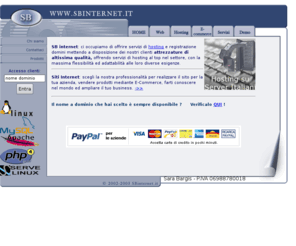 vegaconsultant.com: Realizzazione siti internet, ecommerce e hosting | SB internet
SB internet: creazione e restyling siti internet. Web Hosting su server Italiani.