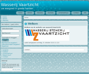 wasserijvaartzicht.nl: Welkom
Joomla! - Het dynamische portaal- en Content Management Systeem