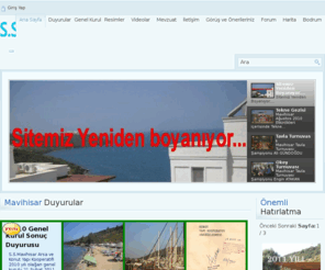 mavihisar.net: S.S.Mavihisar Yapı Kooperatifi Resmi Web Sitesi
S.S.Mavihisar.Net
Mavihisar,Deniz Tatil