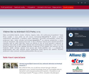 scspraha.cz: Klempířské práce bez poškození laku - SmartFix ®, renovace laku - SCS Praha, s.r.o.: Úvod
SCS Praha, s.r.o. - klempířské práce bez poškození laku - SmartFix, renovace laku