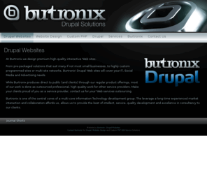 burtronix.co.za: Drupal Websites by Burtronix
Professional SME and Enterprise Drupal Websites designed and built in South Africa by Burtronix.