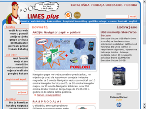 limes.hr: Limes plus - kataloška prodaja uredskog pribora
