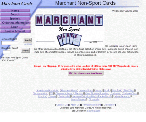 marchantcards.com: Marchant Non-Sport Cards
