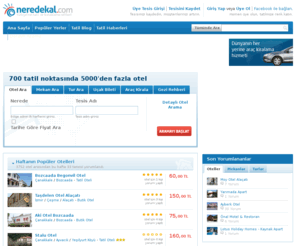nerdekal.net: Neredekal.com | Ekonomik Tatil - Otel Yorumları - Tatil Tavsiyeleri | Neredekal.com
Neredekal.com otel rezervasyonu, tatilci yorumları, mekan tanıtımları, araç kiralama, uçak bileti hizmetleri sunar.