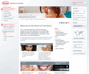 theramed.info: Henkel - Welcome to the World of Cosmetics!
 