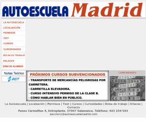 autoescuelamadrid.com: :: Autoescuela Madrid ::
