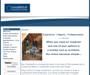 chamberlininspections.com: Welcome
Chamberlin Inspections is located in Boiling Springs, Pennsylvania.  We serve all of Central Pennsylvania.  We provide complete home inspections.  Call today: 717-448-3825