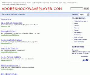 adobeshockwaveplayer.com: 
 
	Adobeshockwaveplayer.com			 - 					adobeshockwaveplayer Resources and Information.
			
					This website is for sale!
			
