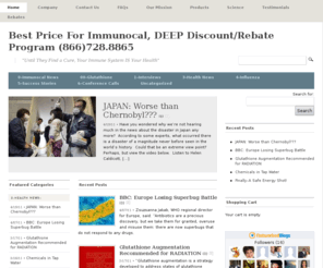 discountimmunocal.com: “The media is starting to focus on Immunocal and the company behind it Immunotec, Inc. This explains why more doctors are coming out into the open declaring what we’ve know for years now, that Immunocal and the immune system makes a real difference in how people feel and how people live. Here’s a new press release.” - J. Jones

Hear the Immunotec story LIVE as told to Good Life Networks’ Jesse Dylan by Immunotec President & CEO Jim Northrop and Founders, Dieter Beer and Chuck Roberts.
“The media is starting to focus on Immunocal and the company behind it Immunotec, Inc. This explains why more doctors are coming out into the open declaring what we’ve know for years now, that Immunocal and the immune system makes a real difference in how people feel and how people live. Here’s a new press release.” - J. Jones  Immunocal Discounts - central site for news, updates, coupons and huge discounts for Immunocal Products. Hear the Immunotec story LIVE as told to Good Life Networks’ Jesse Dylan by Immunotec President & CEO Jim Northrop and Founders, Dieter Beer and Chuck Roberts.