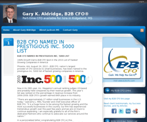 garyaldridgecfo.com: Gary Aldridge partner B2B CFO Jackson Mississippi
Gary Aldridge partner B2B CFO Jackson Mississippi offers small and medium businesses part time CFO services