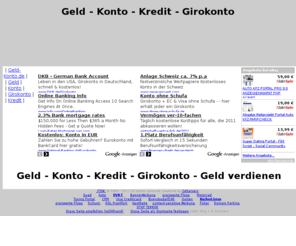 geld-konto.de: Geld
Geld - Konto - Kredit - Girokonto